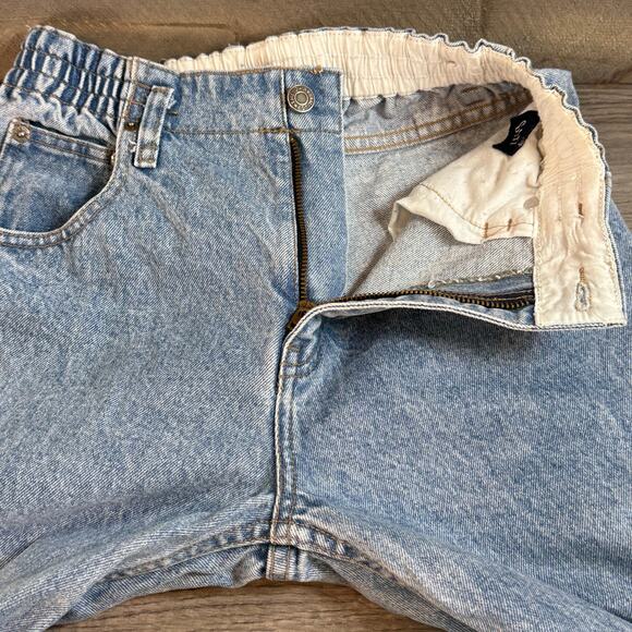 Vtg 90's Gap Kids Classic Jeans Size Boys 14 Elastic Waist Logo Patch Preppy - Picture 9 of 16